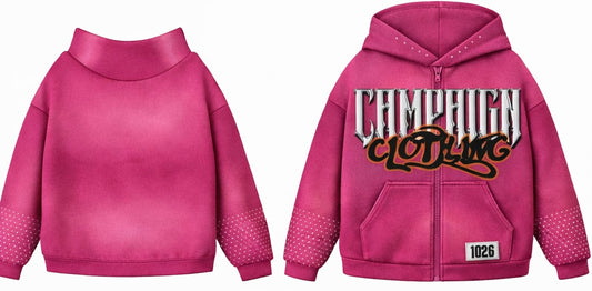 1026 Oversized Zip UP