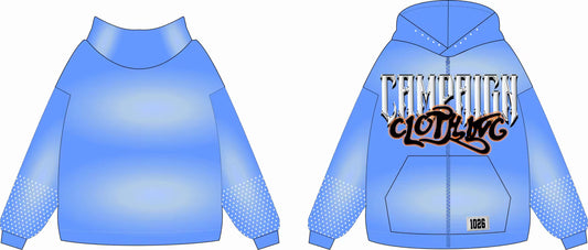 1026 Oversized Zip UP