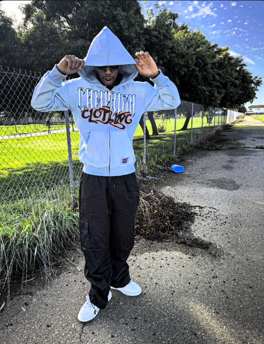 1026 Oversized Zip UP